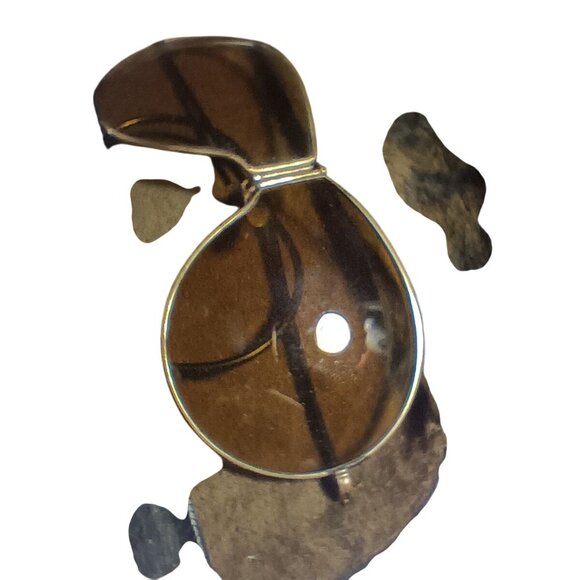 1920's Antique Vintage Sunglasses Amber Outinglas Motorcycle / Aviation Folding - Picture 9 of 10